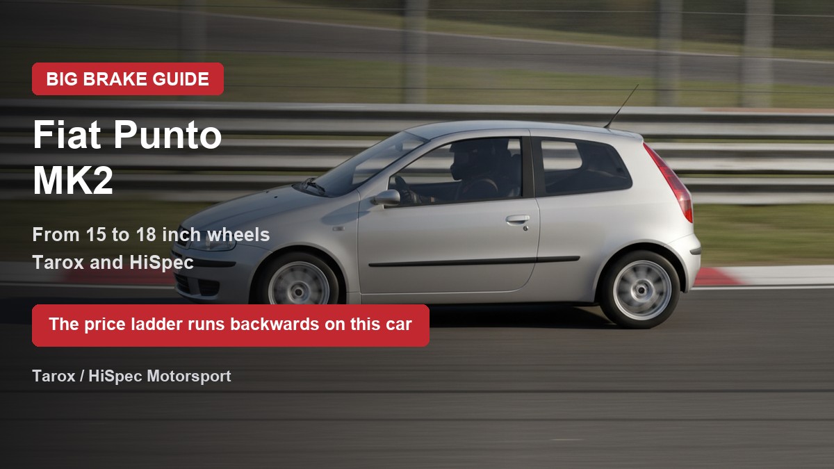 Fiat Punto MK2 brake kit guide cover image
