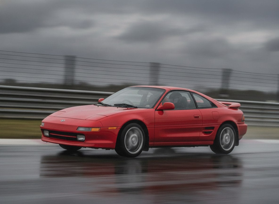 Toyota MR2 on track with big brake upgrade