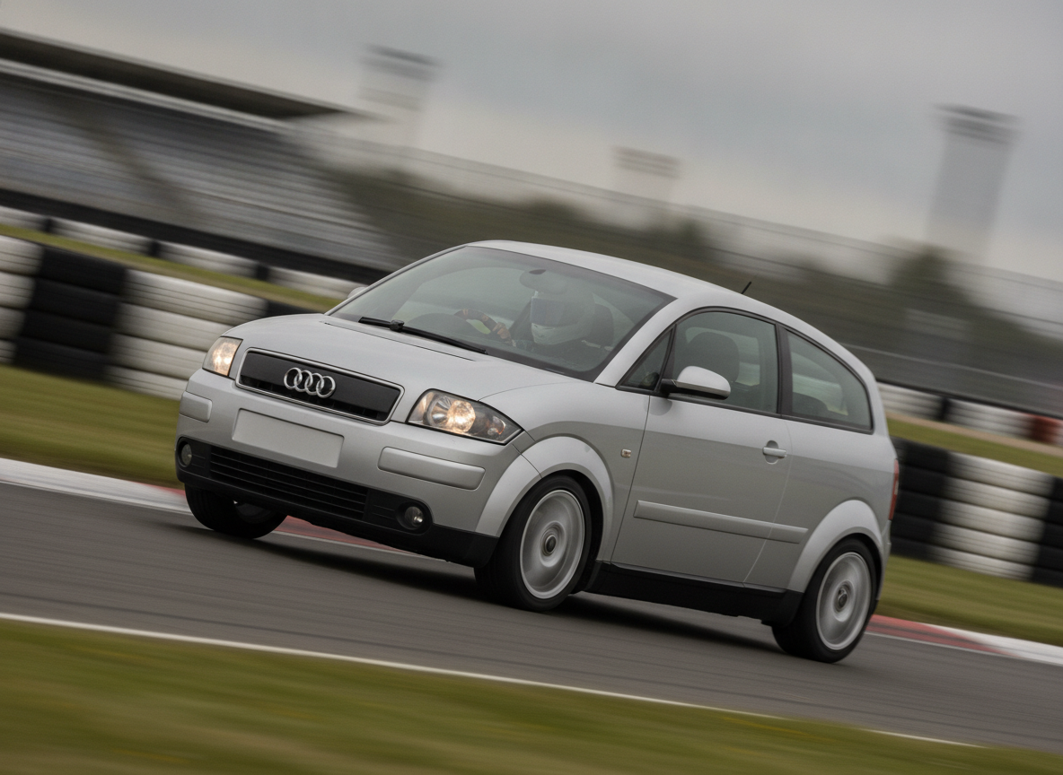 Audi A2 hatchback on circuit, big brake upgrade guide