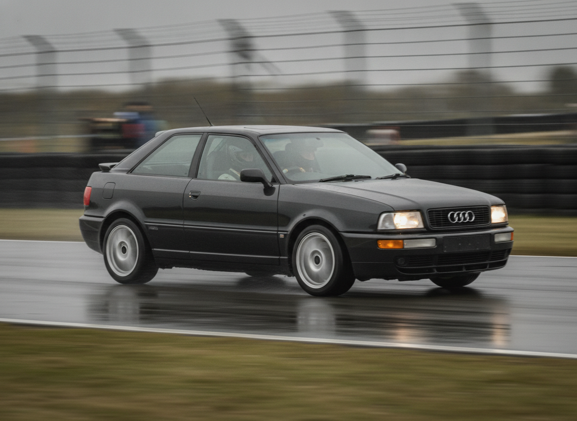 Audi S2 Coupe on circuit, big brake upgrade guide