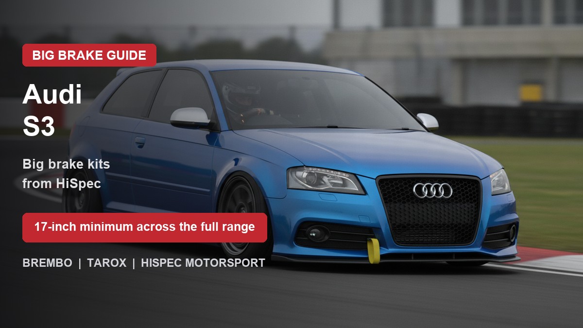 Audi S3 on track - big brake upgrade kit guide