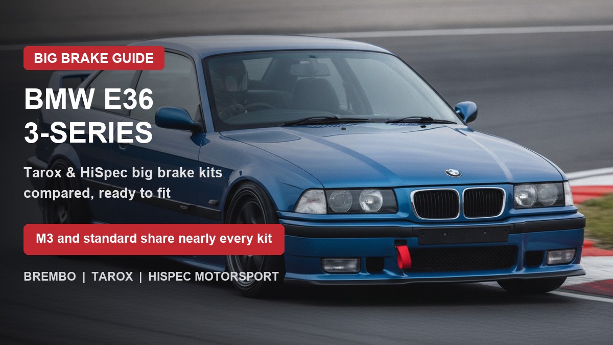 BMW E36 3-Series on track - big brake upgrade kit guide