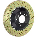 Brembo 328-332-345-355mm two piece brake disc, drilled