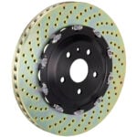 Brembo 380mm two piece brake disc, drilled