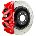Brembo T 6 piston caliper with 405mm 2-piece slotted type 1 disc, red finish