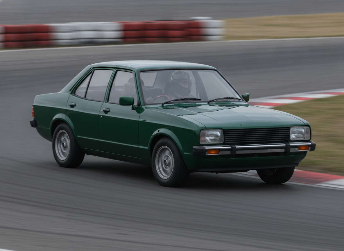 Ford Cortina MK5 on track, big brake upgrade guide