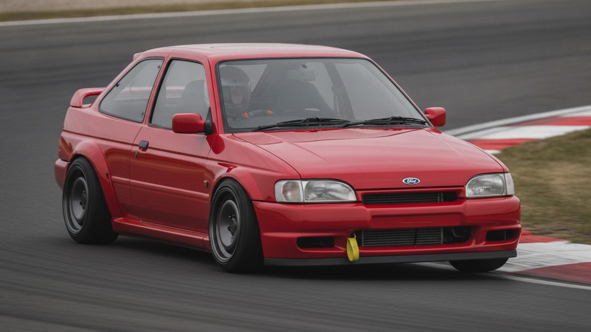 Ford Escort MK5 on track - big brake upgrade kit guide