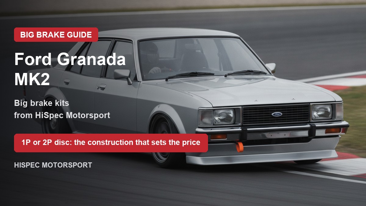 Ford Granada MK2 on track - big brake upgrade kit guide