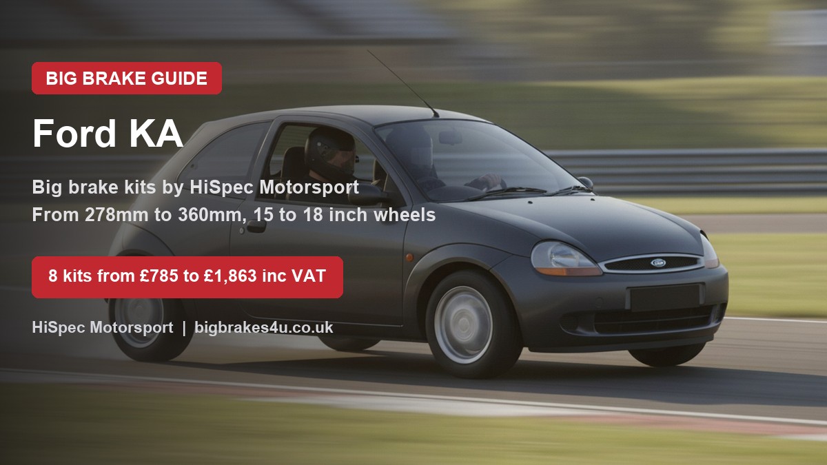 Ford KA big brake kit guide: HiSpec Motorsport brake upgrades, 278mm to 360mm