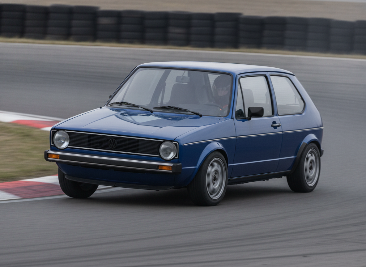 Volkswagen Golf MK1 on track, big brake upgrade guide