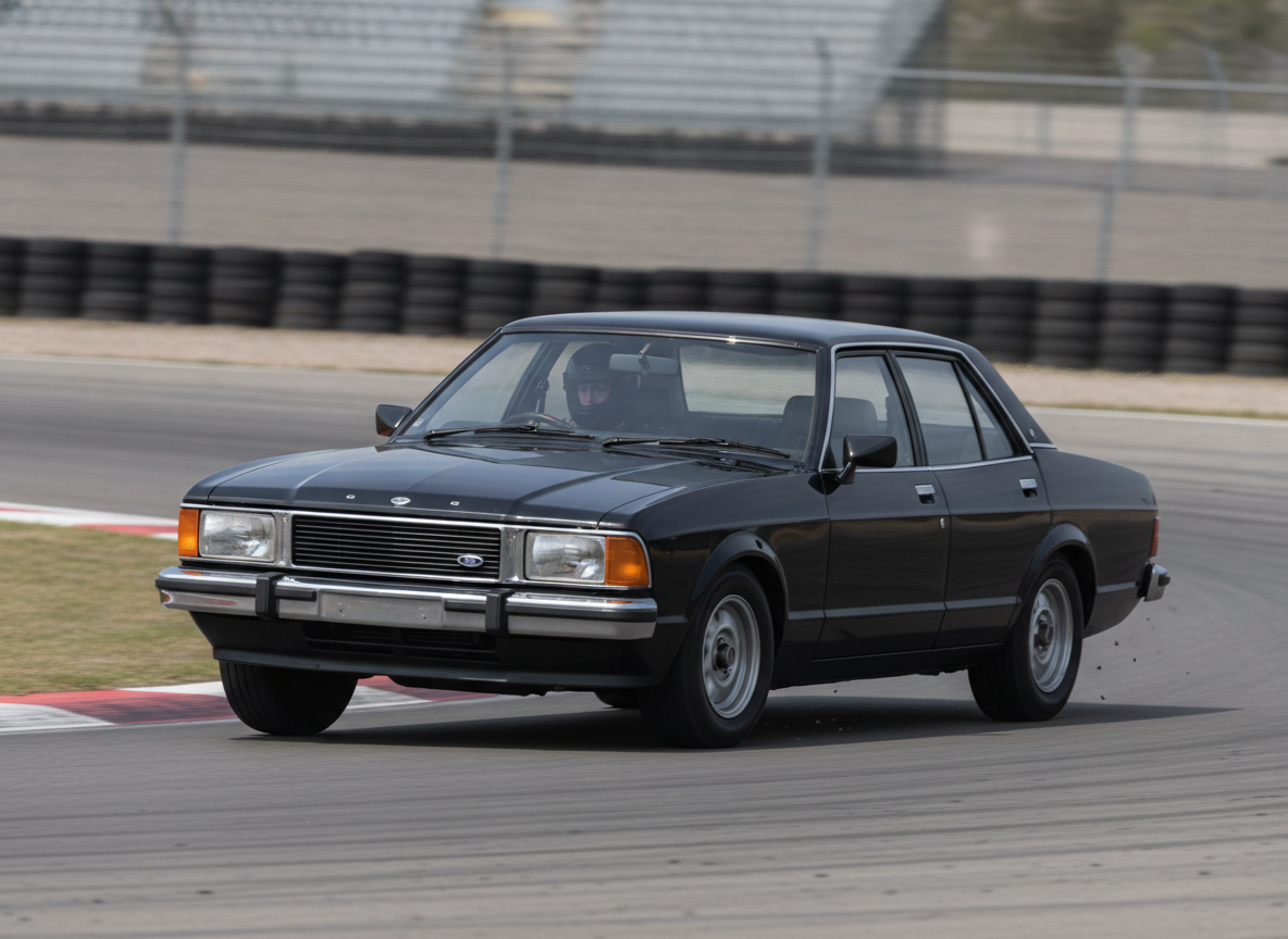 Ford Granada MK2 on track, big brake upgrade guide