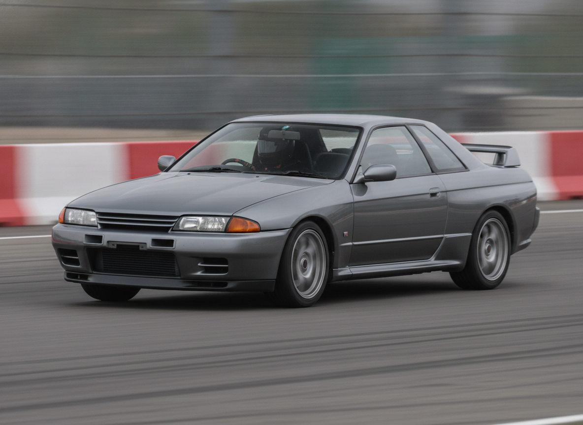 Nissan Skyline R32 on track, big brake upgrade guide