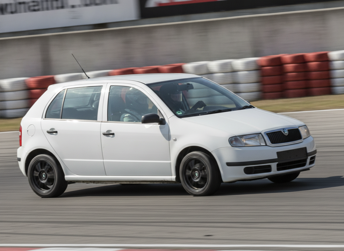 Skoda Fabia MK1 on circuit, big brake upgrade guide
